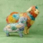 Miniature art sheep SANDY m..