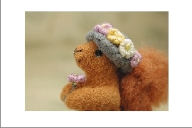 Notecards SPRING SQUIRREL set of 4
